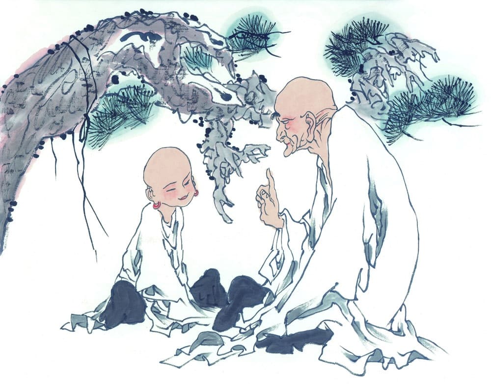 Хлопок одной ладонью - дзен-буддийский коан про учителя Мокурая и ученика Тойо