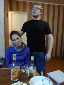 Гусев с Сашей Петрушкиной