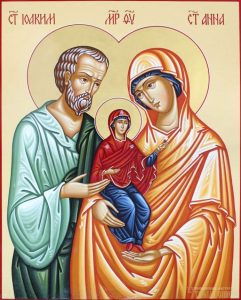 Икона родителей Богородицы святых Иоакима и Анны