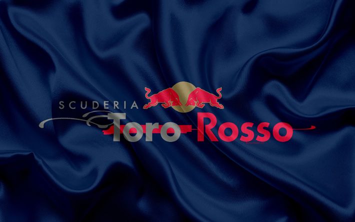 Логотип гоночной скудерии Toro Rosso - Red Bull в переводе с итальянского на английский